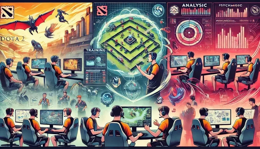 Analyse de l'entraînement Dota 2 Psychologie