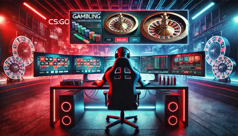 Gambling ads in CS:GO streams