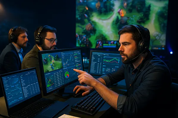 Match esports stratégique
